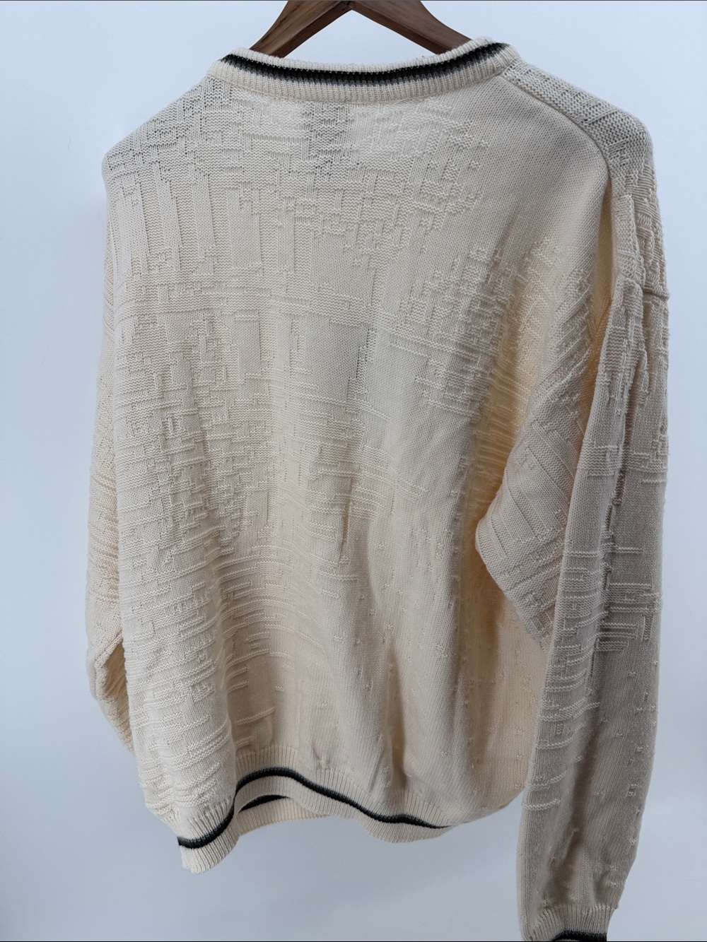 Cream Forest Embroidered Crewneck Sweater - Men - Picture 4 of 4